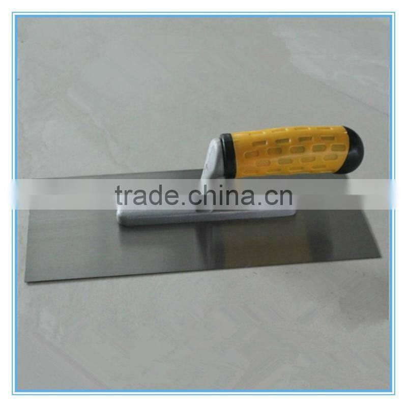 Rubber plastic handle plastering trowels