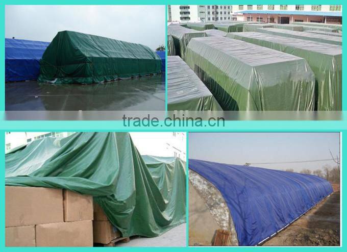 Strong and hard paper core blue pe tarpaulin roll fireproof poly tarp