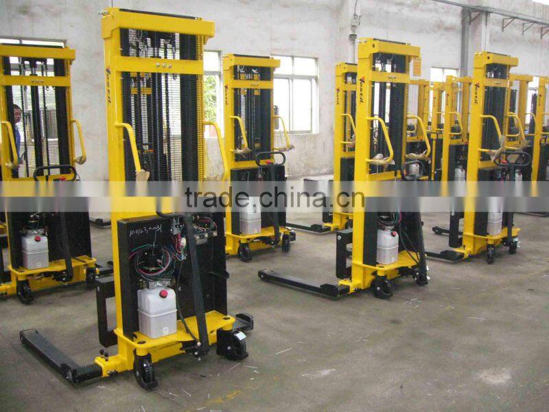 Veshai 2200lbs Powered lift stacker with adjustable forks and legs VH-BS-100/38 AA