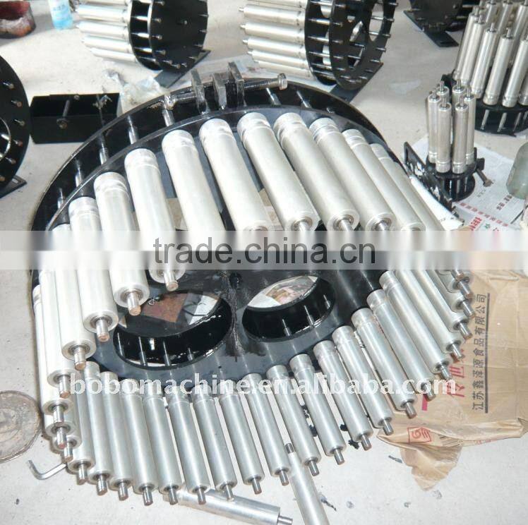 Flexible duct making machine with fiberglass reinforced scrim film