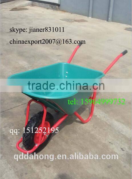 Popular and Durable Plastic Industrial Wheelbarrow WB5009 with Foam wheel