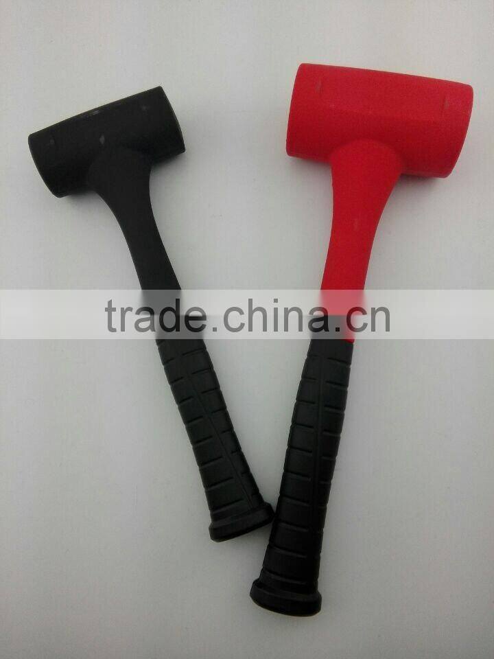 16oz hammer dead blow hammer rubber hammer with free sample hand tools