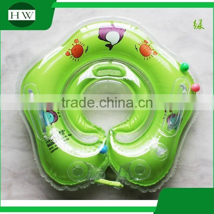 customized inflatable baby donut swim neck collar ring inflatable baby infant swimming floating neck ring