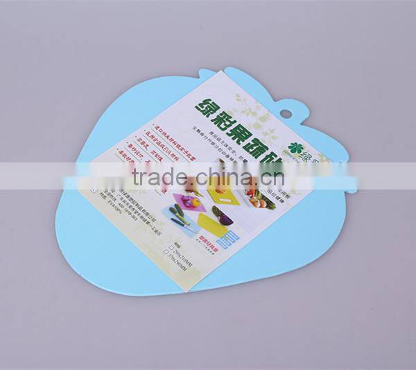 Home used strawberry shaped soft EVA material non-toxic three solid fresh color high toughness high desity cup coaster board