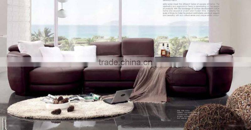 Genuine leather 4 Seater Living Sofa