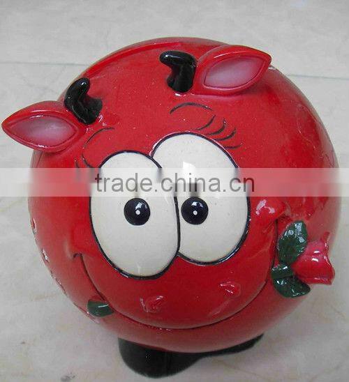 Handmade sheep shape animal figurine color