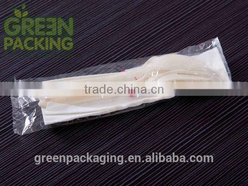Corn starch original color plastic cutlery