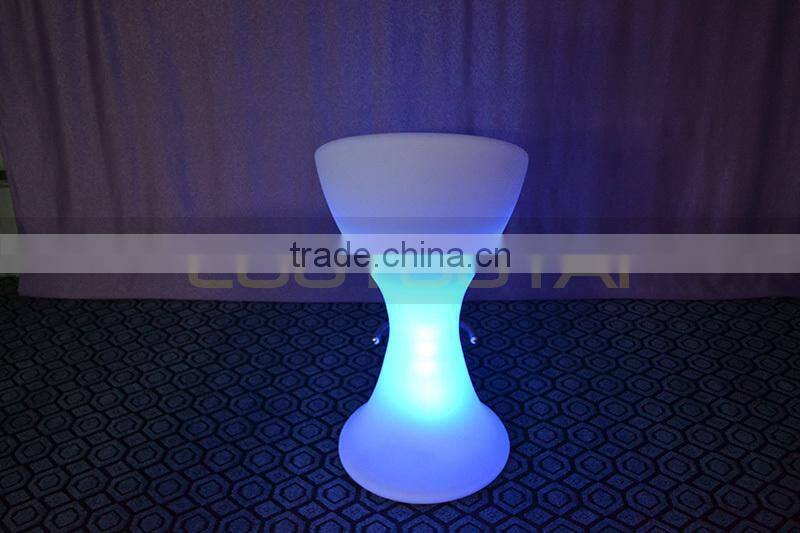 2015 New design modern 42'' high-grade led bar stool high back wing chair LED light stool chair LTT-BS04