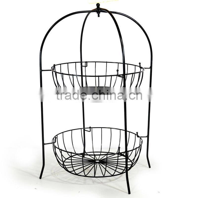 wrought iron fruit baskets iron wire fruit basket tier fruit basket