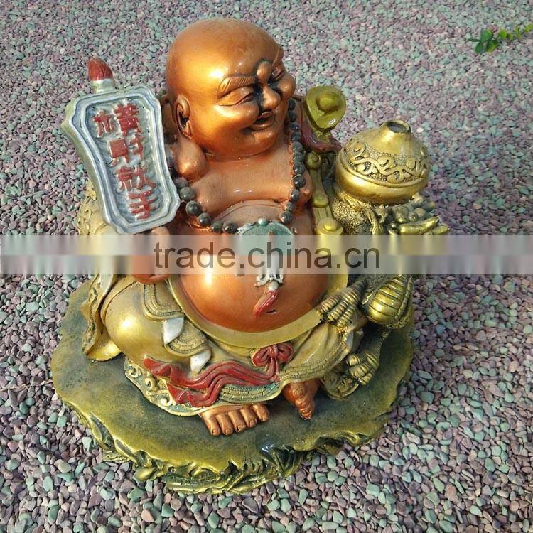 Popular fiberglass laughing amitabha buddha statues