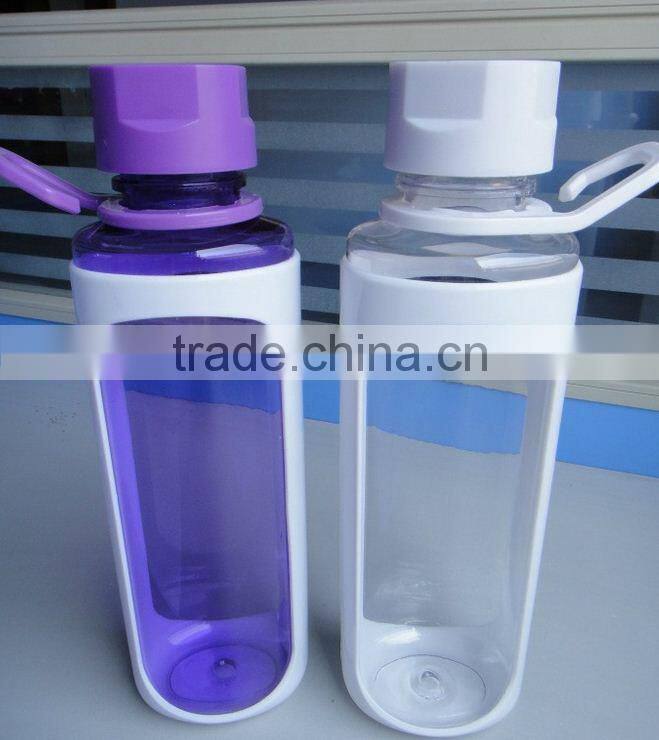500ml portable plastic suction tritan water bottle in custom color