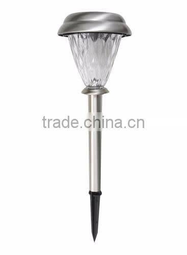 4PK Stainless Steel Solar Landscape Lawn Path Stake Light