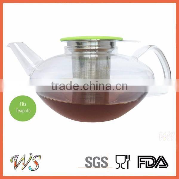 WS-TS18 Stainless Steel Mug Tea Filter Tea Infuser bottle with Silicone Rimmed Lid
