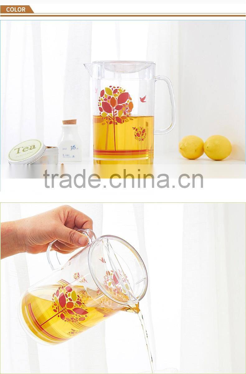Wish trees plastic water bottle /juice tea bottle hot and cold kettle with lid