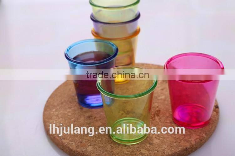 Wholesale 2oz plastic shot glasses plastic wine shot glasses
