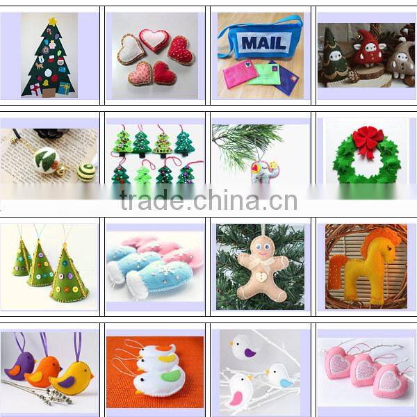 high quality laser cut non-woven felt diy accessories kids craft vegetable fruit set baby educational toy manufacturer in China