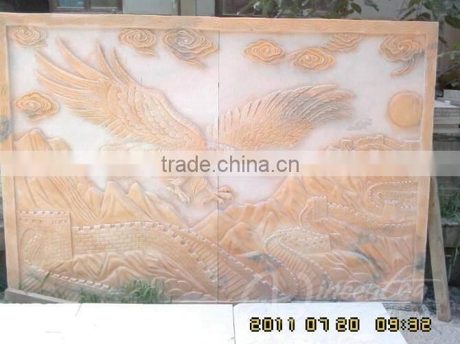 outdoor garden decoration stone carving dragon marble relief sculpture