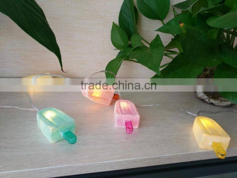 10 LED Popsicle String Lights Ice Pop Light Chain For Home Decoration Party Birthday