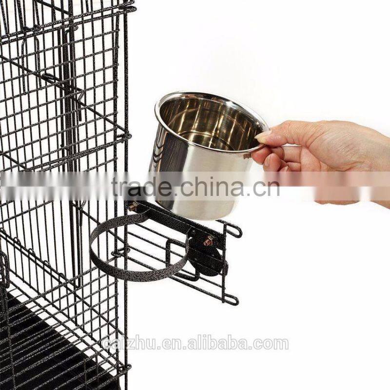 Portable Open Top Pet Budgie Canary Parakeet The Parrot Aviary Bird Cage