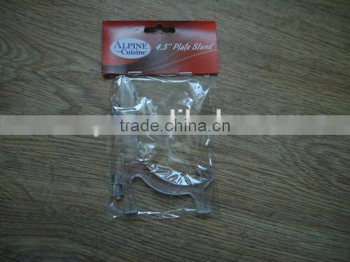 plastic display plate stand display plate holder/plate easel