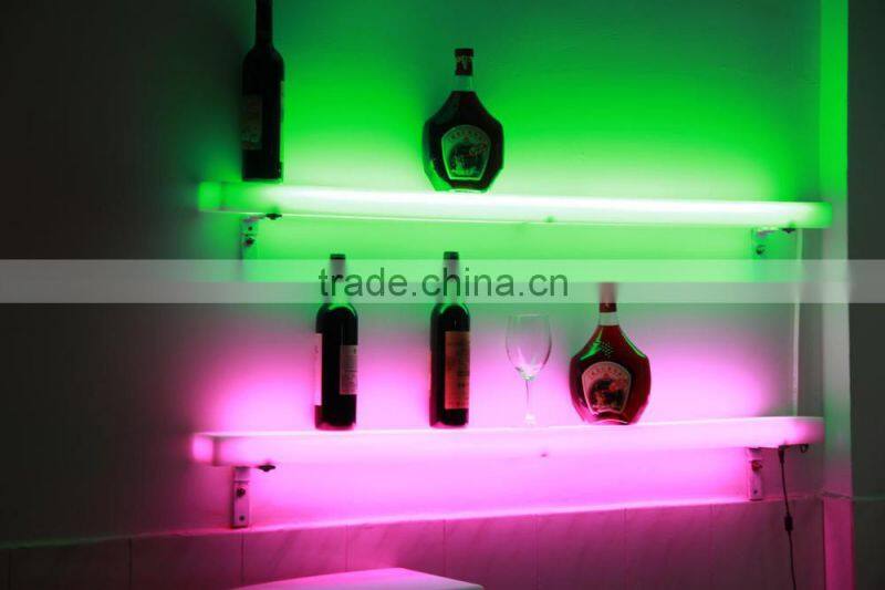 elegant ice bucket with led light, wine pot, led plastic cubic tank