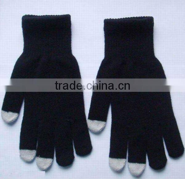 Acrylic Knitted Smartphone Touch Screen Gloves ZMR712
