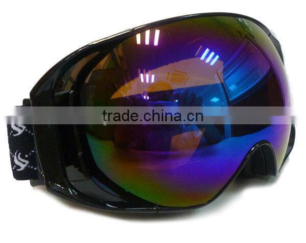 ski goggles camera,anti-fog custom snow goggles,mirrored ski goggle