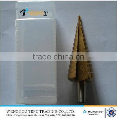 4 pieces HSS Step Drill set with Straight Flute