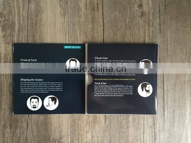 2017 best selling the bro-beard comb facial hair shaping tool beard comb