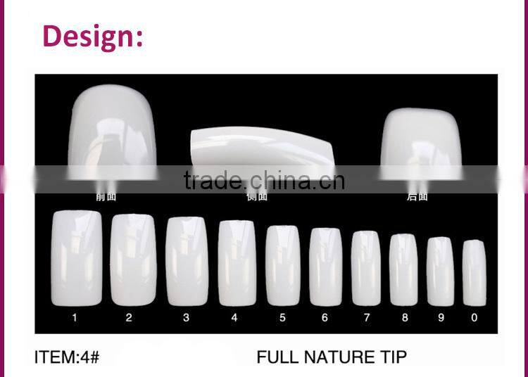 480 Pcs Natural ABS Professional Nail Art Tips