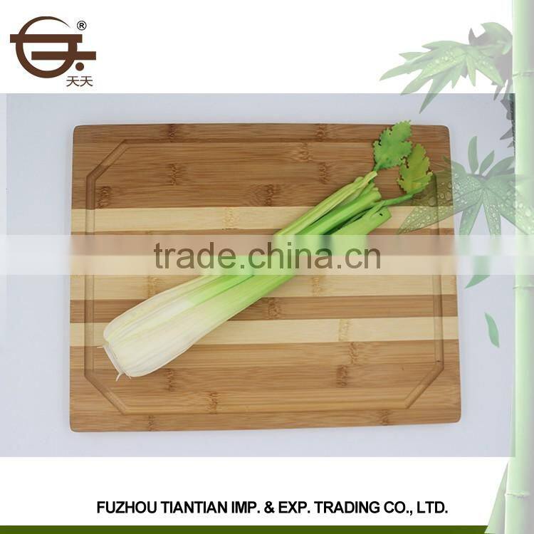Hot selling eco-friendly natural square bamboo cuttingboard
