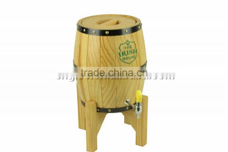 High Grade Wooden Beer Wine Whiskey Barrel With Leg