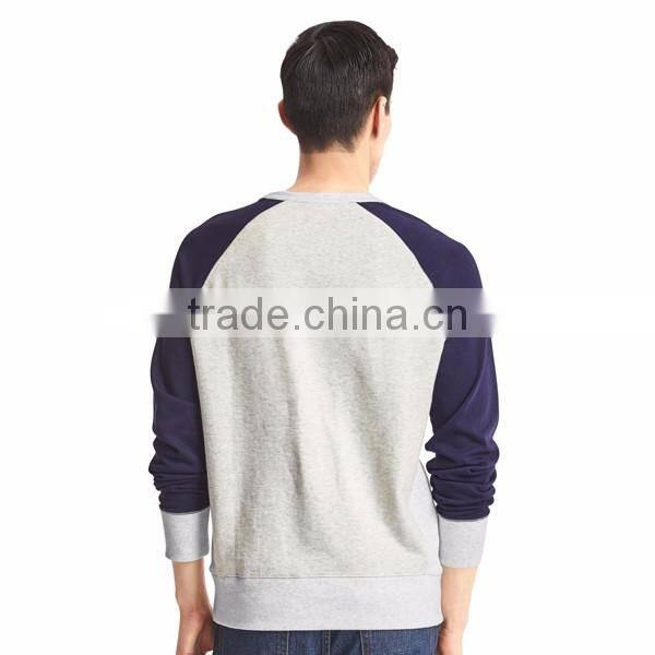 Mens wholesale crew neck heavy hoodies sweatshirt