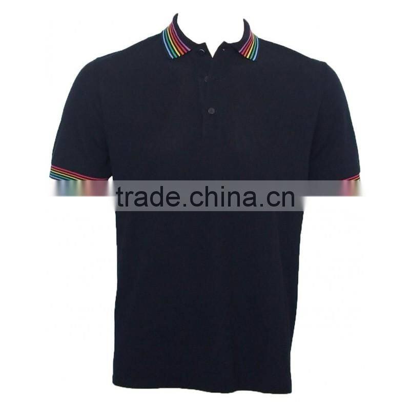 Dry fit polo shirt black design for men