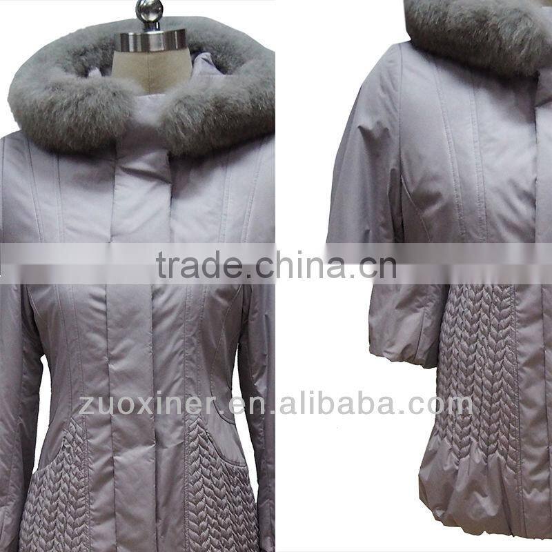 Wheatear quilted long coats, padded long jacket for women 2013