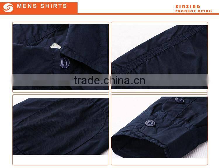 Hot Sale Heavy Washed 100% men Cotton shirts For Long sleeves