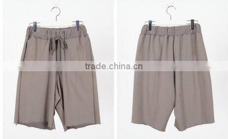 Couple Set Hooded Frayed Pullover + Sweat Shorts