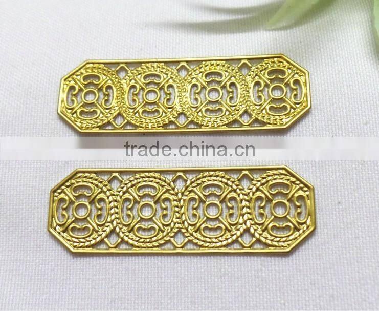 filigree square flower jewelry accessories