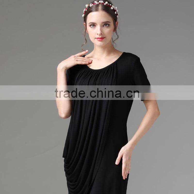 MAMALOVE Soft Knitted Fabric Summer Matern Dress Manufacturer Nurs Clothes Breastfeeding Dress