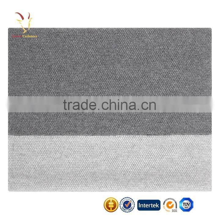 Girl Colorful Grey White Knitted Neck Tube Head Cashmere Scarf