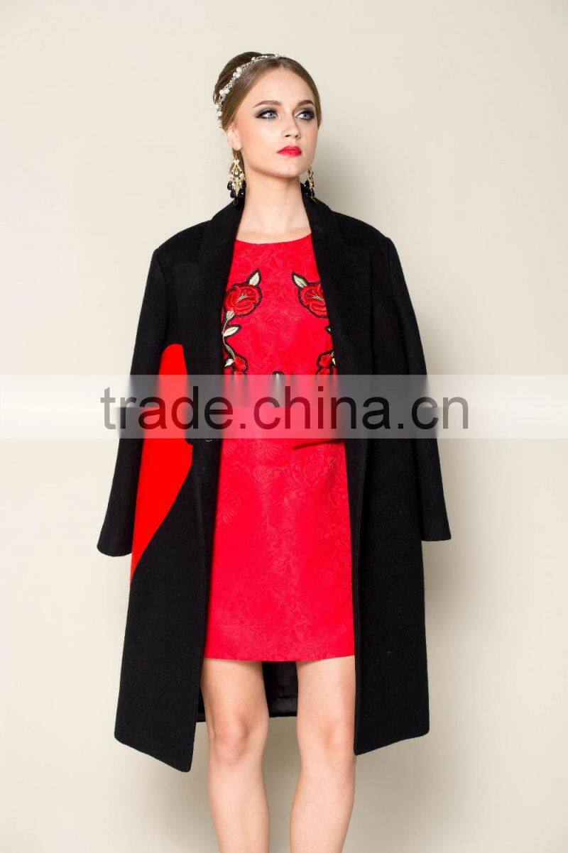 nice design contrasting color styled cheap winter coats latest womens winter coats on sale