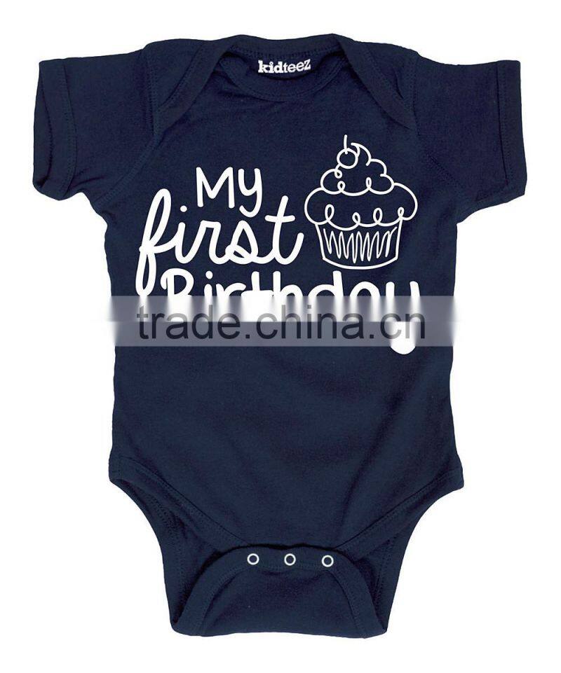 Newest Navy Baby Boy Rompers Bodysuits And Rompers With Cute Letters Casual Baby Grows For Boys RR90423-14