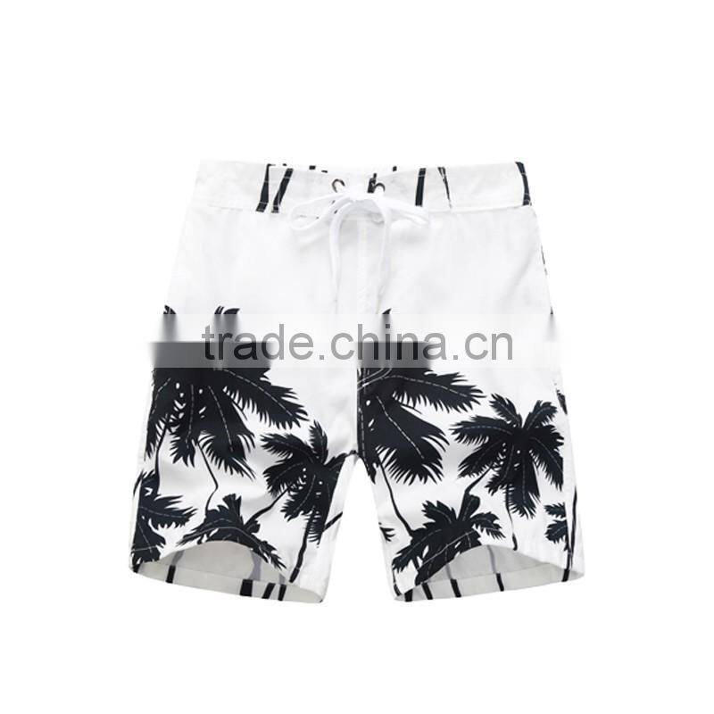 Boys summer quick dry beachwear family full printed shorts/bottoms