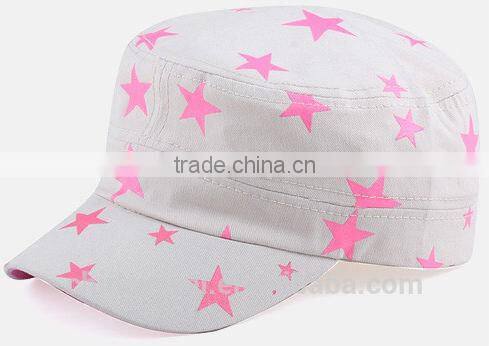 cheap 100% cotton outer army cap for women