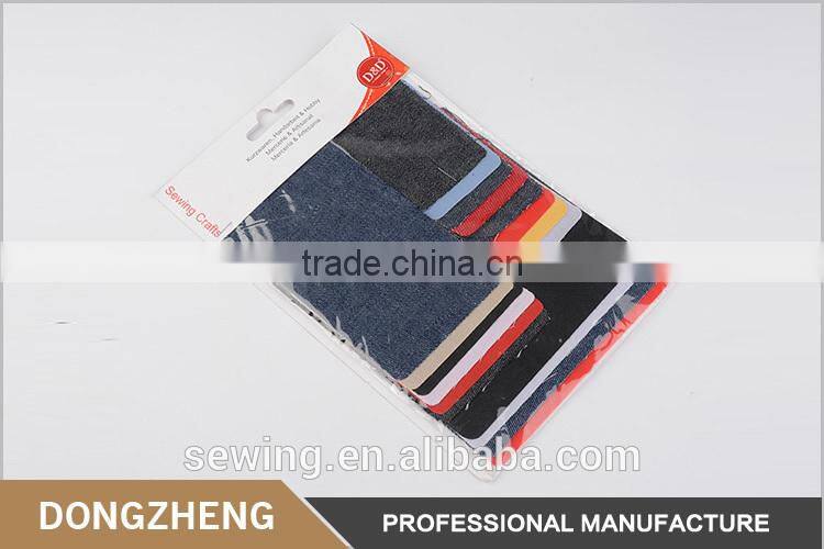 Laser cut premium brand design custom jeans patch iron on for mending tape