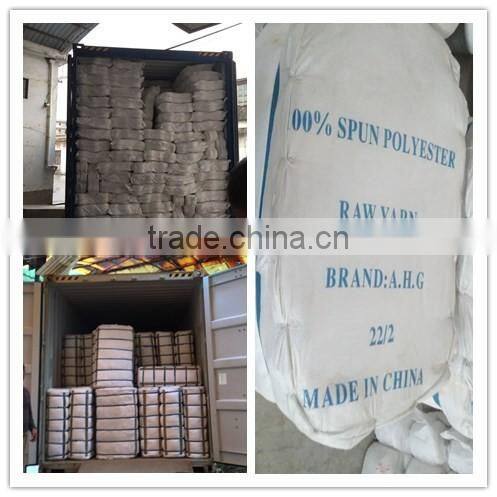 40s/2 100% raw white spun polyester sewing threads