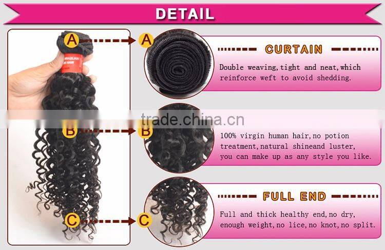 8A Grade Unprocessed Wholesale Virgin Brazilian Hair Wholesale Kinky Curly Brazilian Human Hair Weaves Extension