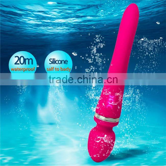 Smart Deep-Waterproof G Spot Dildo Vibrator With Dual Motor Magic Wand Massage Sex Product for Couples