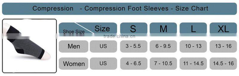 Custom Compression Foot Sleeve /Compression Plantar Fasciitis Sock MLL743