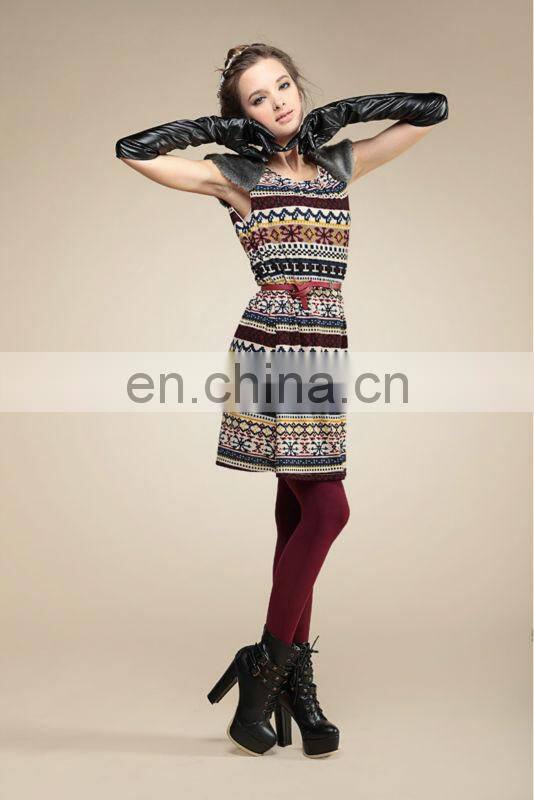 2012 College style new fashion design ethnic dress